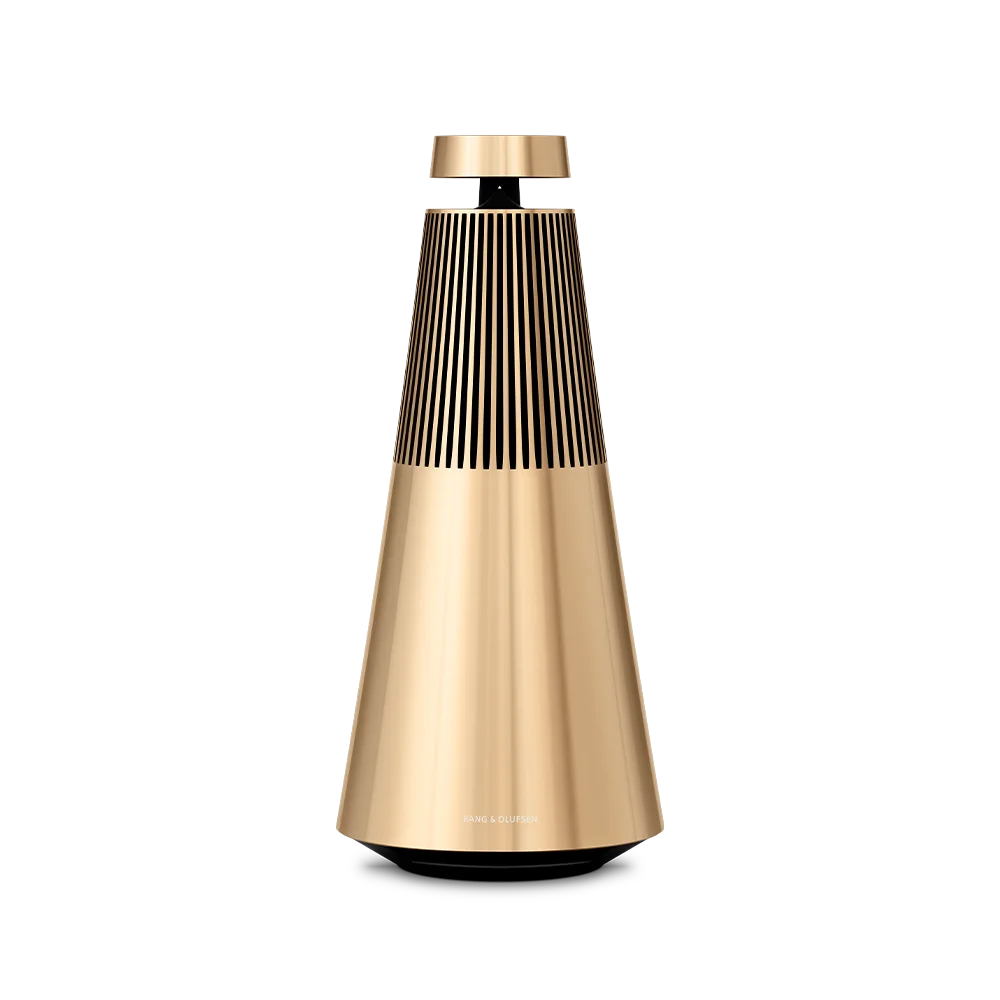 Bang & Olufsen Beosound 2 speaker in gold tone