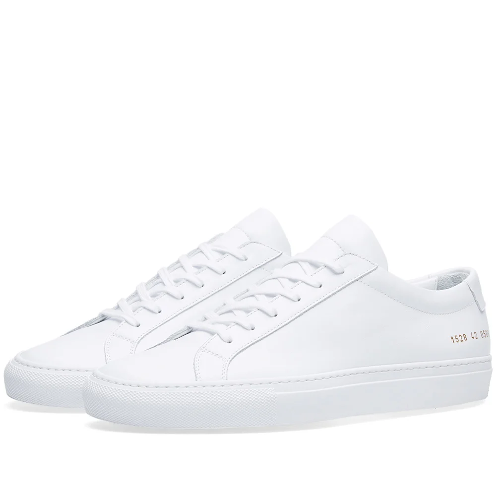 Common Projects Original Achilles Low in white leather.