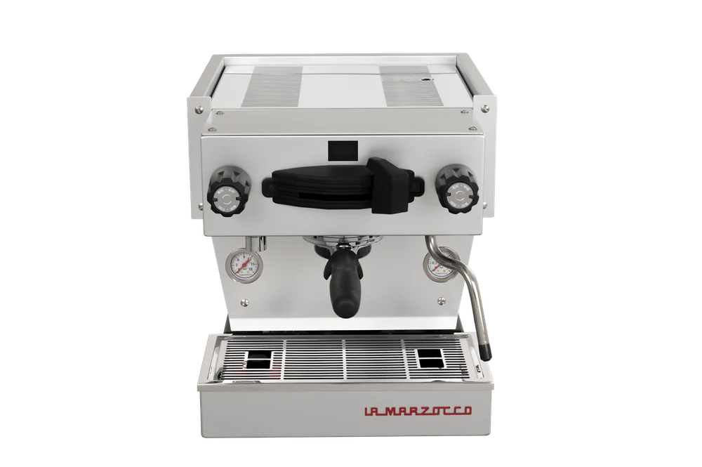 La Marzocco Linea Mini espresso machine in silver