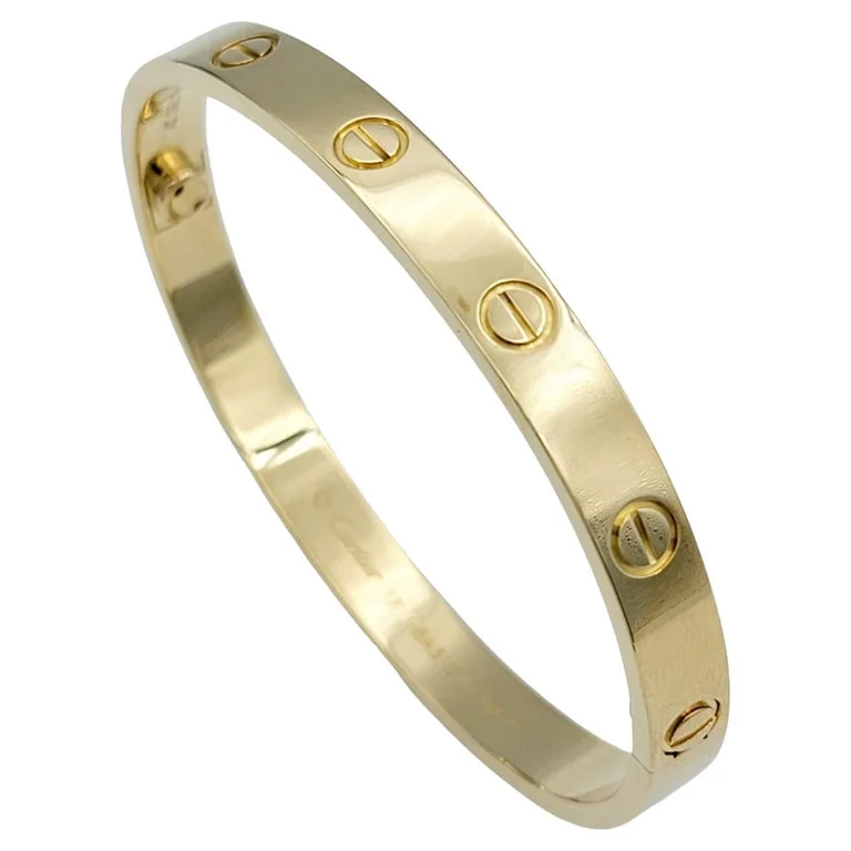 Cartier LOVE bracelet in yellow gold with signature screw motifs