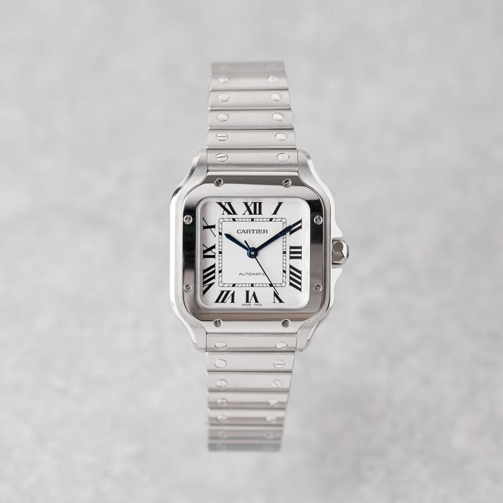Cartier Santos medium WSSA0029 watch in stainless steel