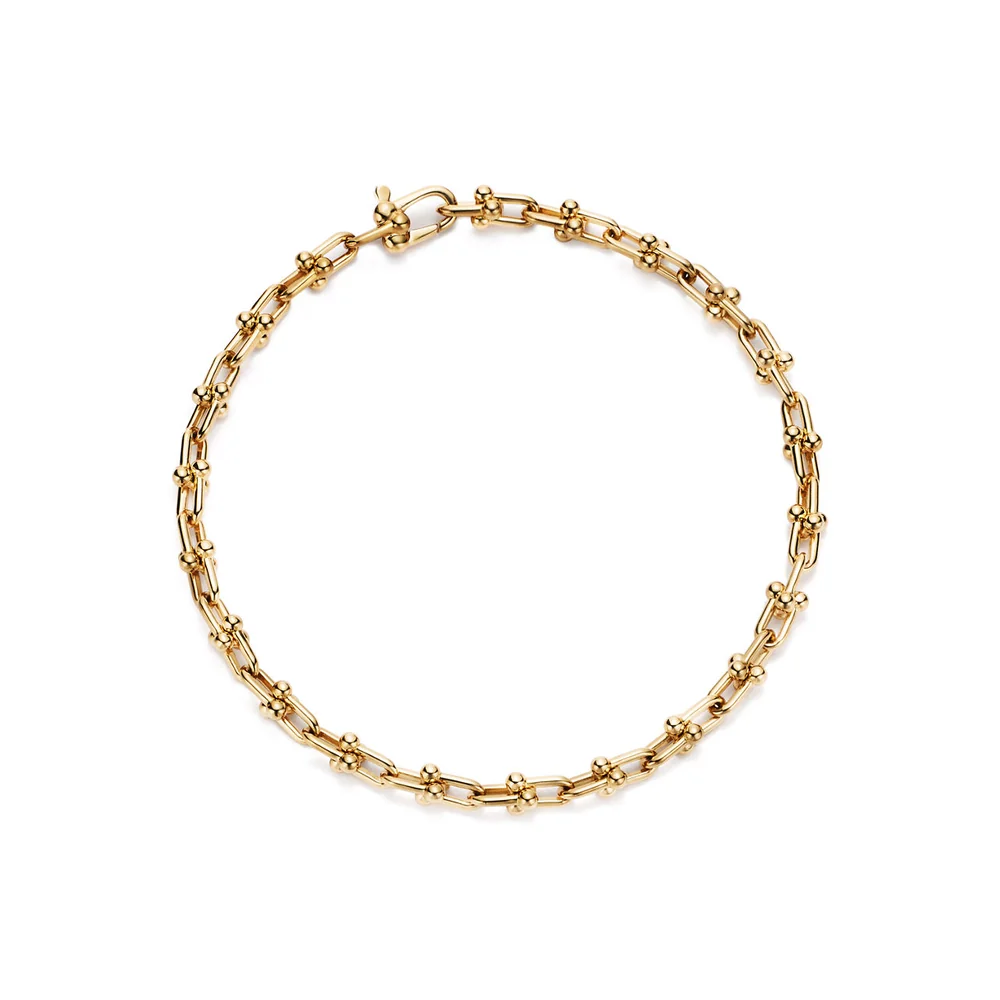 Tiffany HardWear micro link bracelet in 18k yellow gold