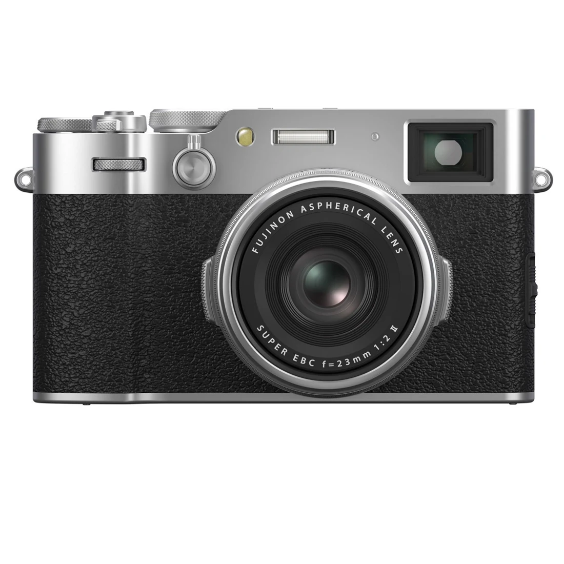 Fujifilm X100VI, standard Silver finish with black textured body, fixed Fujinon 23mm F2 II lens